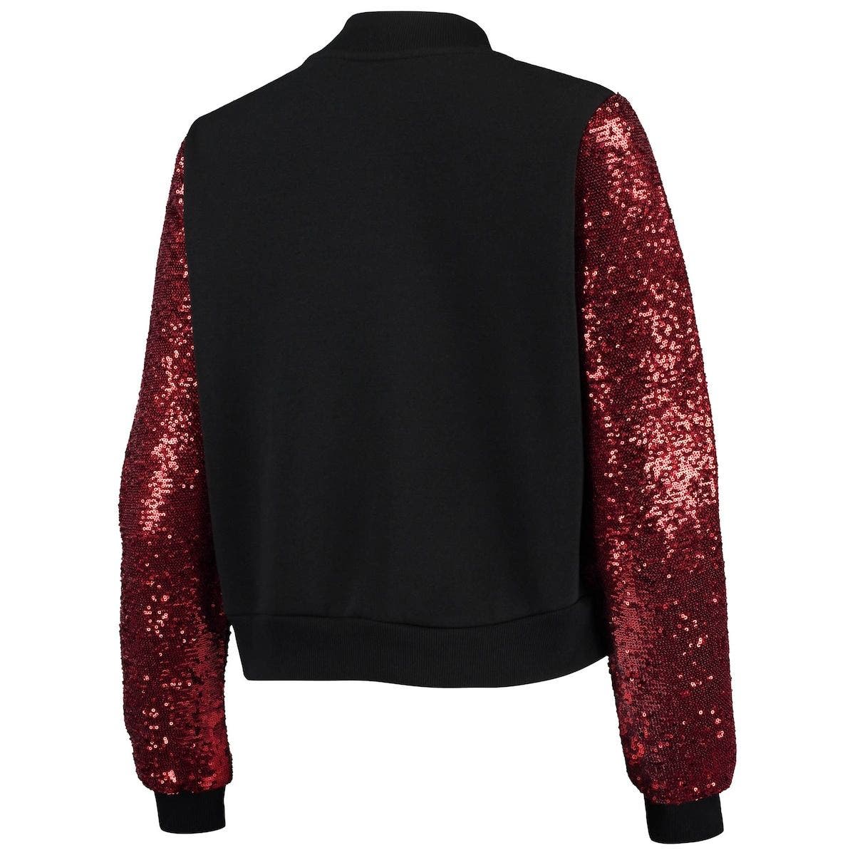 hower Womens Full Zip Bomber Jacket Long Sleeve Sequins Sweatshirt hower Womens Full Zip Bomber Jacket Long Sleeve Sequins Sweatshirt